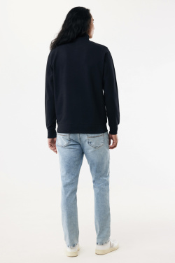 Logo trade corporate gifts image of: IQONIQ Elgon recycled cotton quarter zip sweater