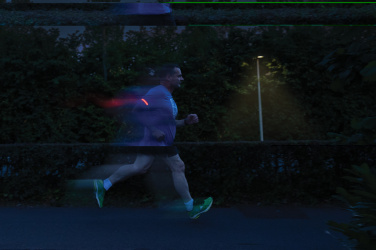 Logo trade promotional giveaways picture of: Lumi Sprint RCS rplastic LED re-chargeable running light