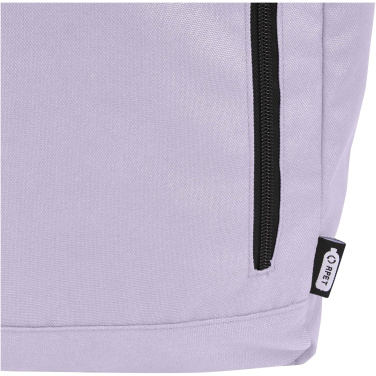 Logo trade promotional giveaway photo of: Byron 15.6" GRS RPET roll-top backpack 18L