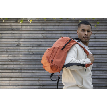Logo trade promotional giveaway photo of: Byron 14" GRS recycled city laptop backpack 16L