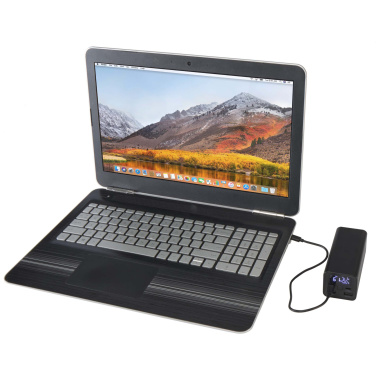 Logotrade promotional gift picture of: Acamar 20.000 mAh 70W recycled aluminium laptop power bank