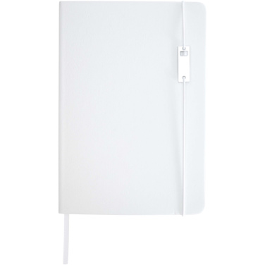 Logo trade promotional products image of: Legato Elegance A5 hard cover notebook and rollerball pen set