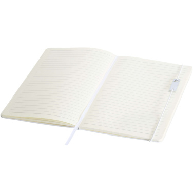 Logo trade business gift photo of: Legato Elegance A5 hard cover notebook and rollerball pen set