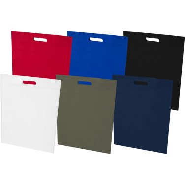 Logo trade promotional merchandise photo of: EcoSeal GRS recycled nonwoven tote bag 5L