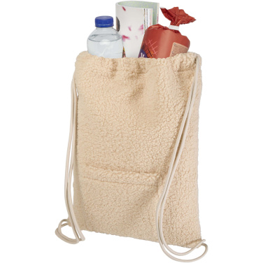 Logo trade promotional items picture of: Bear GRS recycled sherpa drawstring backpack 9L