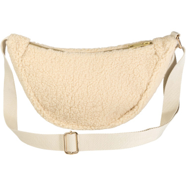 Logo trade promotional giveaway photo of: Bear GRS recycled sherpa crossbody bag 3L