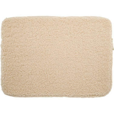Logo trade corporate gifts picture of: Bear 13" GRS recycled sherpa laptop sleeve 2L