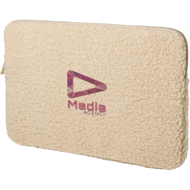 Logo trade promotional products image of: Bear 13" GRS recycled sherpa laptop sleeve 2L