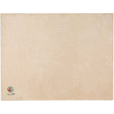 Logo trade promotional gifts image of: Ashen GRS recycled sherpa blanket