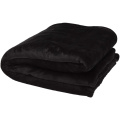 Ashen GRS recycled sherpa blanket, Solid black