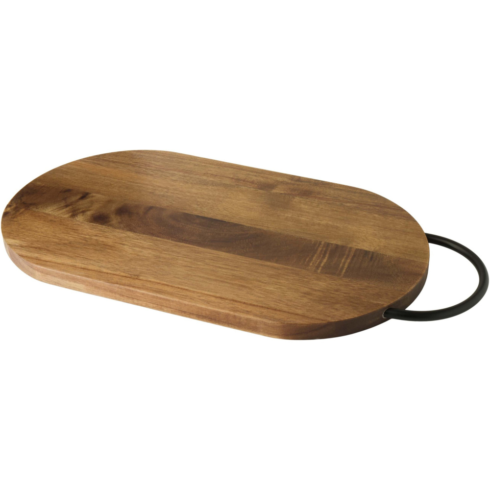 Logo trade promotional giveaways picture of: Julienne acacia wood chopping board with handle