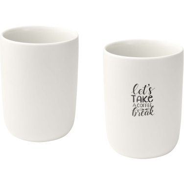 Logo trade promotional gifts image of: Male 350 ml ceramic cups - set of 2