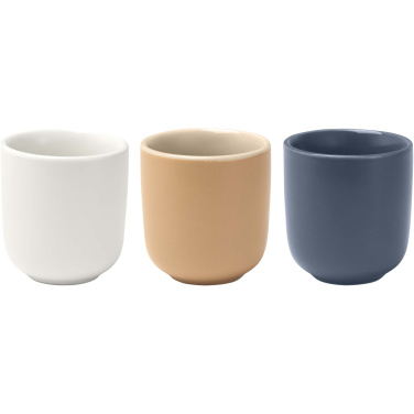 Logotrade promotional merchandise picture of: Male 90 ml ceramic espresso cups - set of 2