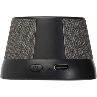 Logo trade promotional giveaway photo of: Horna 3W recycled plastic magnetic wireless speaker