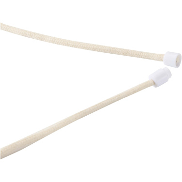 Logo trade promotional gifts image of: Adhab smartphone lanyard with bamboo details