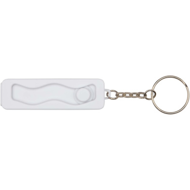 Logotrade promotional products photo of: Aggia recycled plastic phone stand with fidget toy