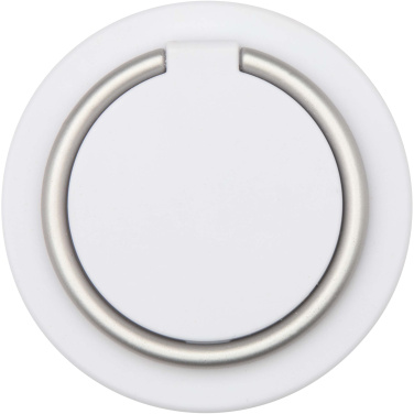 Logo trade promotional giveaways image of: Albali recycled plastic magnetic phone holder with ring stand