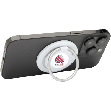 Logotrade corporate gift image of: Albali recycled plastic magnetic phone holder with ring stand
