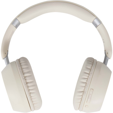 Logo trade promotional items image of: Hoggar recycled plastic over-ear foldeable ANC and ENC headphones