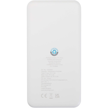 Logotrade advertising products photo of: Intan 10.000 mAh 10W recycled plastic power bank