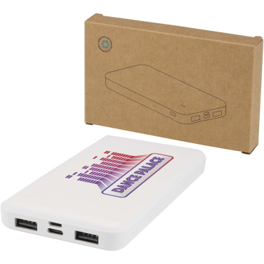 Logo trade promotional item photo of: Intan 10.000 mAh 10W recycled plastic power bank