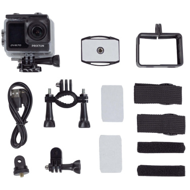 Logotrade business gift image of: Prixton DV670 4K dual screen action camera