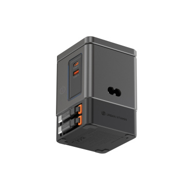 Logotrade promotional giveaway picture of: Urban Vitamin Sacramento 105W GAN charger+retractable cables