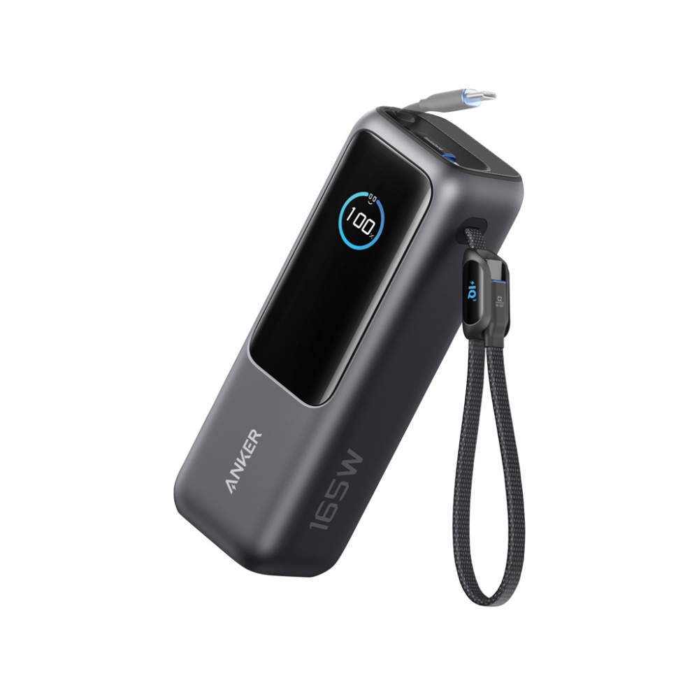 Logotrade promotional item picture of: Anker Power Bank 25.000 mah 165W, Built-in retractable cable