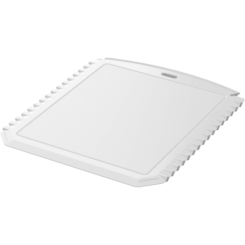 Logo trade promotional item photo of: Thrym rectangular recycled plastic ice scraper