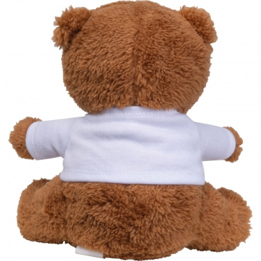 Logo trade promotional gift photo of: Plush teddy bear HELSINKI