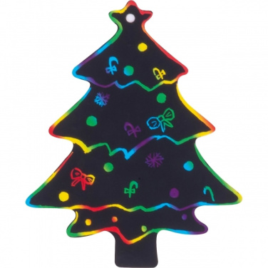 Logotrade promotional giveaway image of: Scratch-off Christmas ornaments SOUTH POLE
