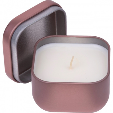 Logo trade promotional merchandise image of: Candle in tin PRAGUE