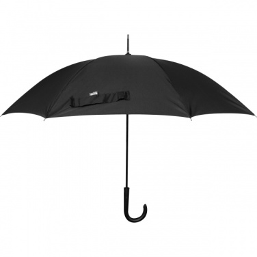 Logo trade promotional giveaways image of: Automatic storm umbrella RPET ATHENS