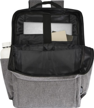 Logo trade promotional gifts image of: Libra 15” GRS recycled laptop backpack 15L