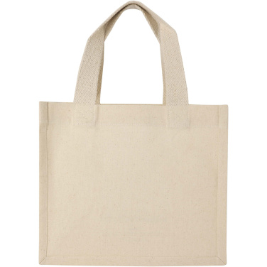 Logo trade promotional products picture of: Odessa 220 g/m² GRS recycled cotton mini gusset tote bag 9L