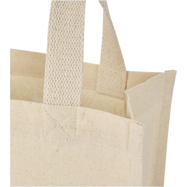 Logo trade corporate gifts picture of: Odessa 220 g/m² GRS recycled cotton mini gusset tote bag 9L