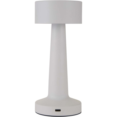Logo trade promotional item photo of: Aludra rechargeable dimmable table lamp with 3 light modes