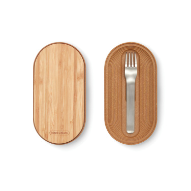 Logotrade promotional merchandise image of: Black+Blum Stainless Steel Double Bento Box