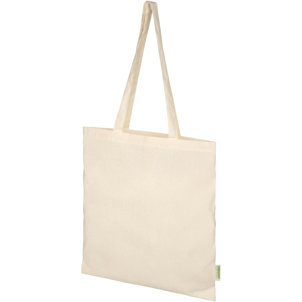 Logotrade promotional gift picture of: Odisha 100 g/m² OCS organic tote bag 7L