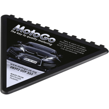 Logo trade promotional products picture of: Frosty triangular recycled plastic ice scraper