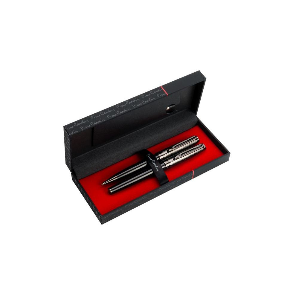 Logo trade promotional products picture of: Writing set with ballpoint pen and fountain pen ODETTE Pierre Cardin
