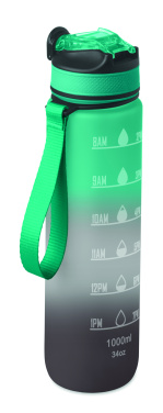 Logo trade promotional merchandise photo of: Sports water bottle RPET 1L