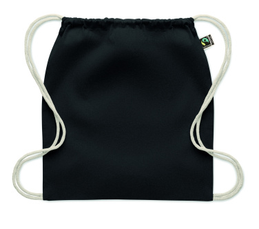 Logotrade promotional giveaway image of: Drawstring bag Fairtrade 180gr