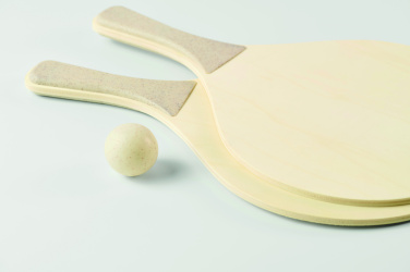 Logo trade business gift photo of: Beach racket set