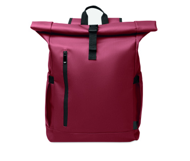 Logo trade promotional merchandise picture of: Rolltop laptop rucksack 600D