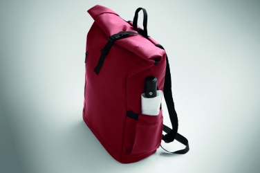 Logo trade promotional giveaways picture of: Rolltop laptop rucksack 600D