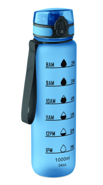 Logotrade promotional merchandise picture of: Sports water bottle RPET 1L