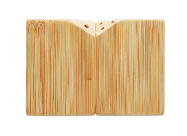 Logotrade advertising product picture of: Bamboo salt & pepper set