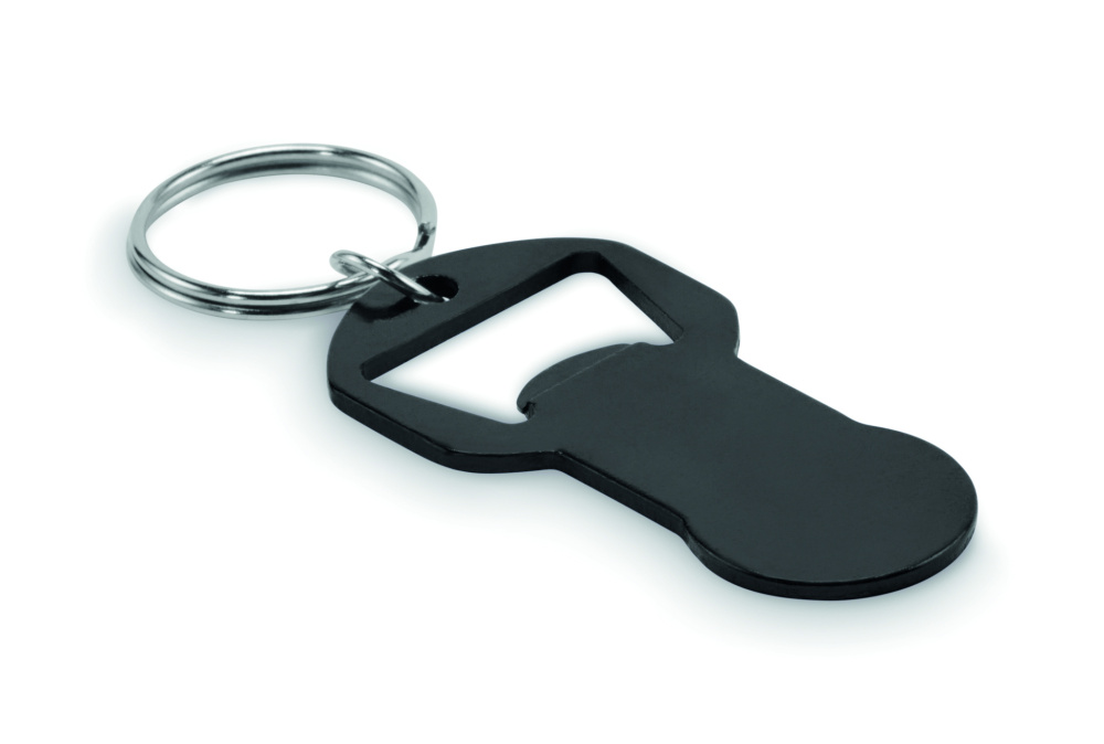 Logo trade promotional merchandise image of: Recycled aluminium bottle opener