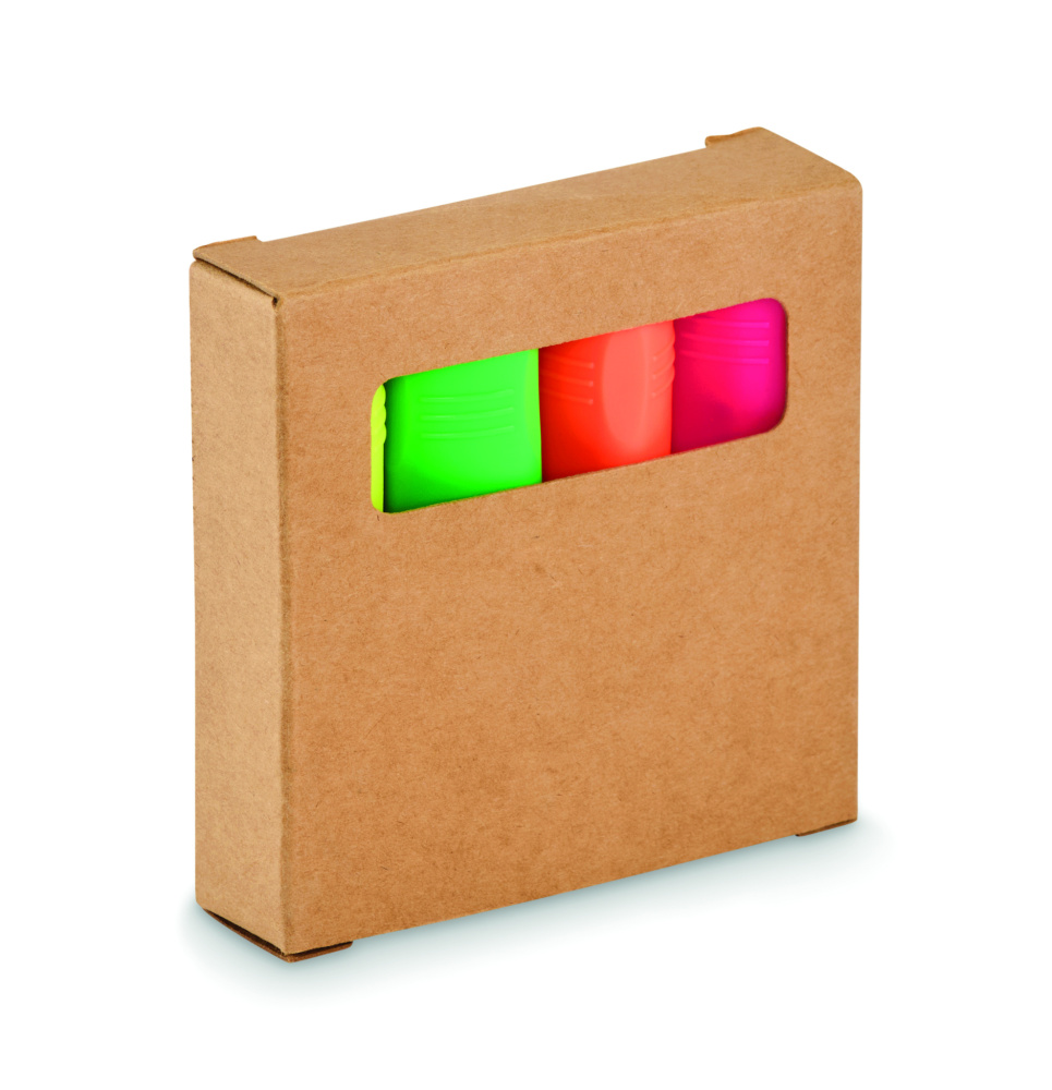 Logo trade business gift photo of: Highlighter set